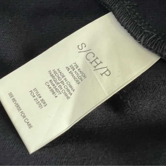 Cabi Coat Women Small Mid Length Sweater The Lido jacket Blue Long Ponte Knit F - Picture 8 of 8